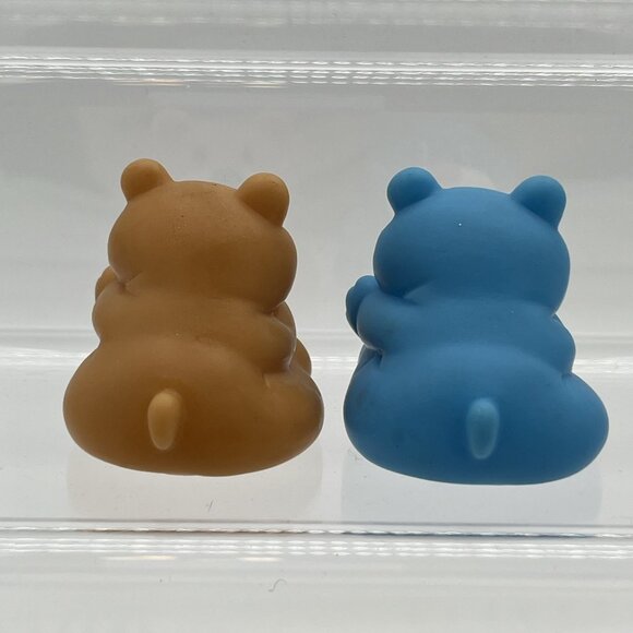 Fisher Price Loving Family Dollhouse Mini Rumple TEDDY BEAR Lot Of 2 1994 - Picture 3 of 7